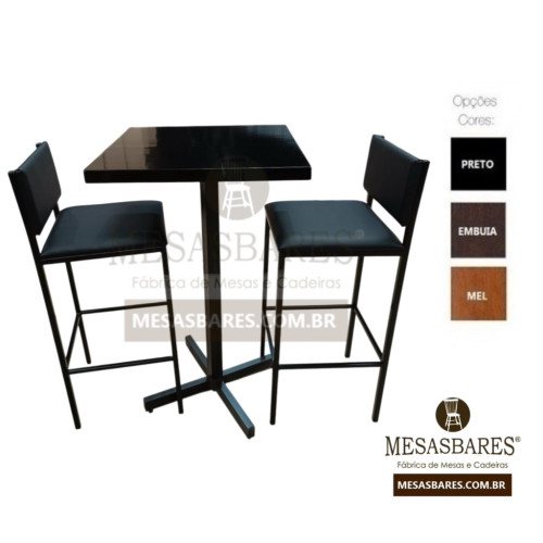 Mesa Bistrô Alta para Área Externa de Bares e Restaurantes São Paulo - Cod: 1948